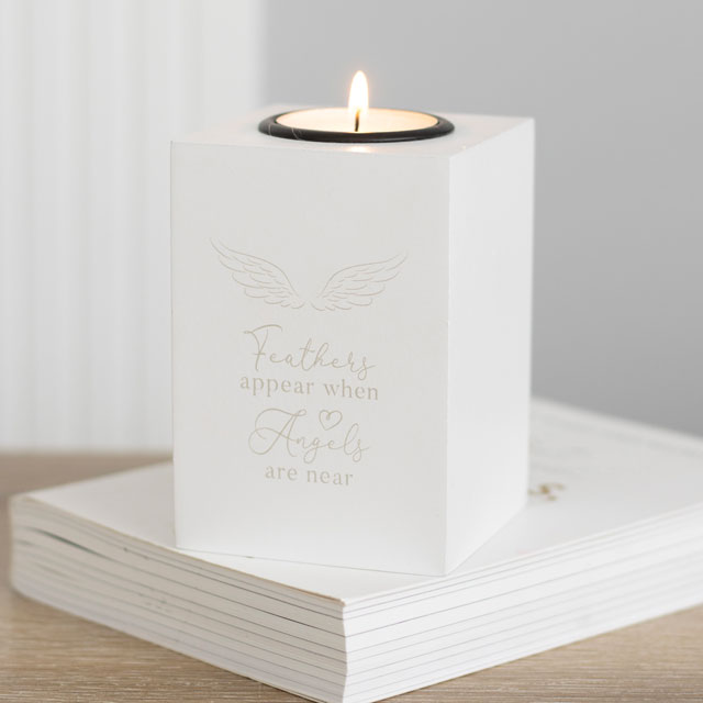 Angels Modern Remembrance Candle Holder