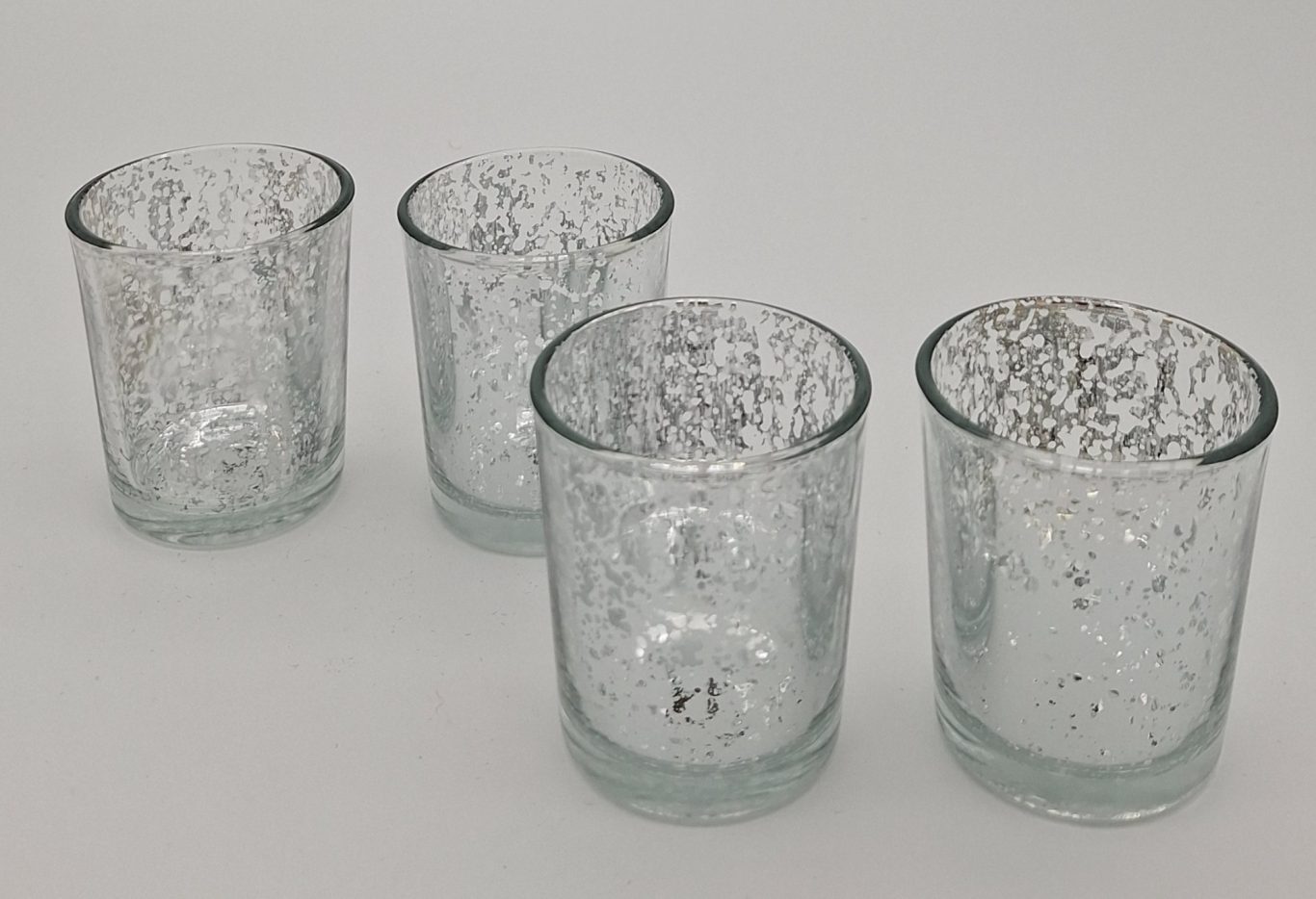 Simple Silver Mercury Votive