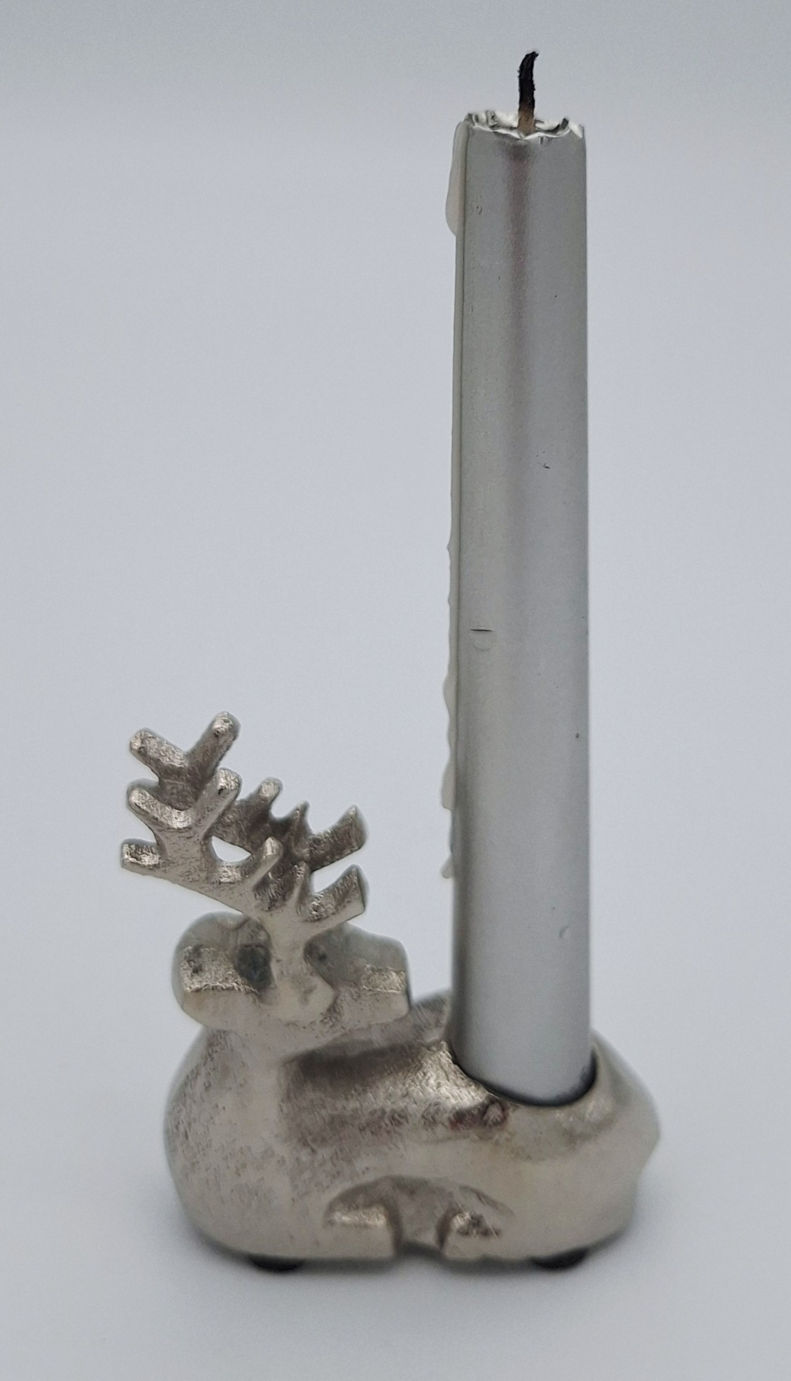Aluminium Reindeer Candle Holder