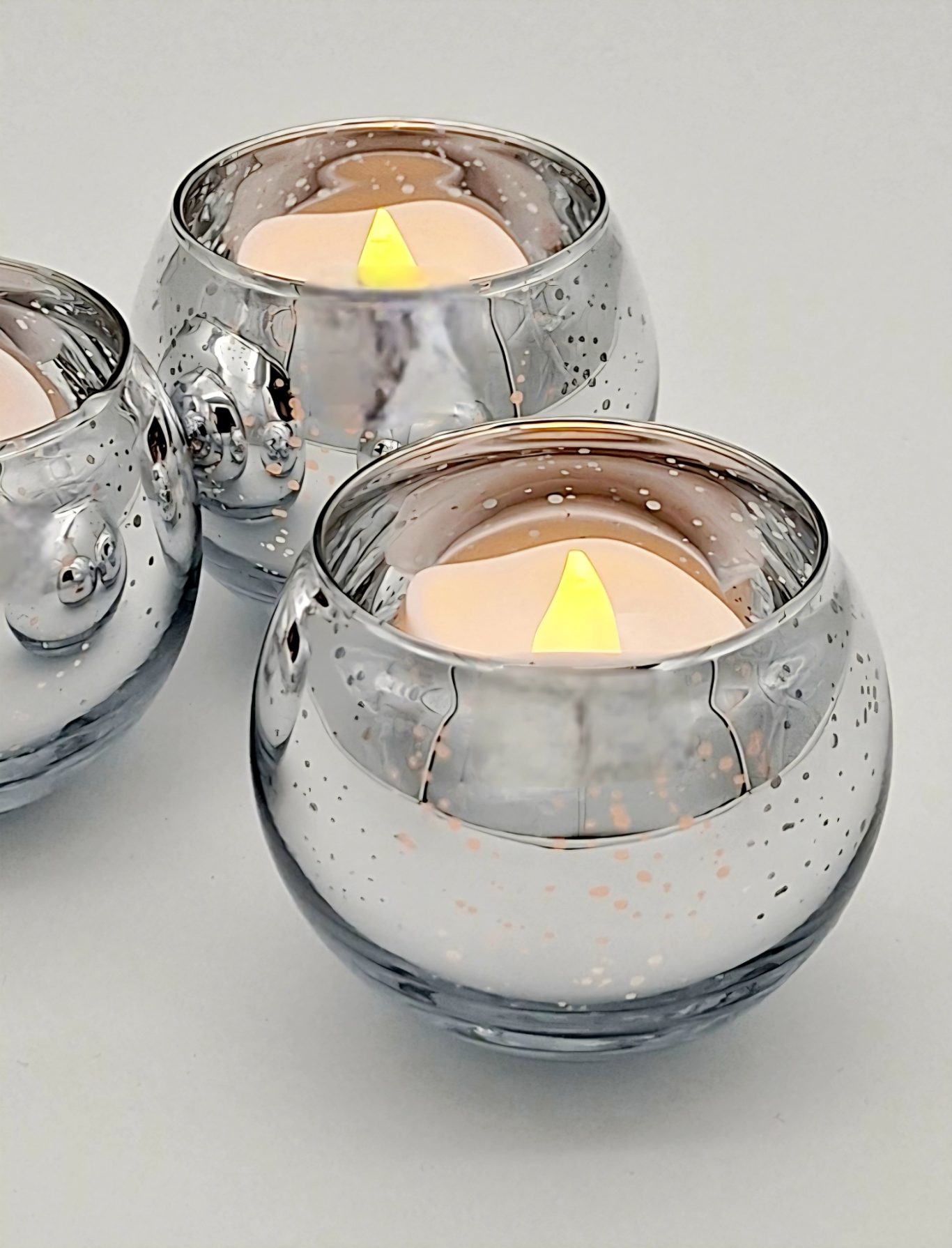 Silver Orb Votive
